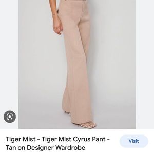 Tiger mist cyrus flare pants